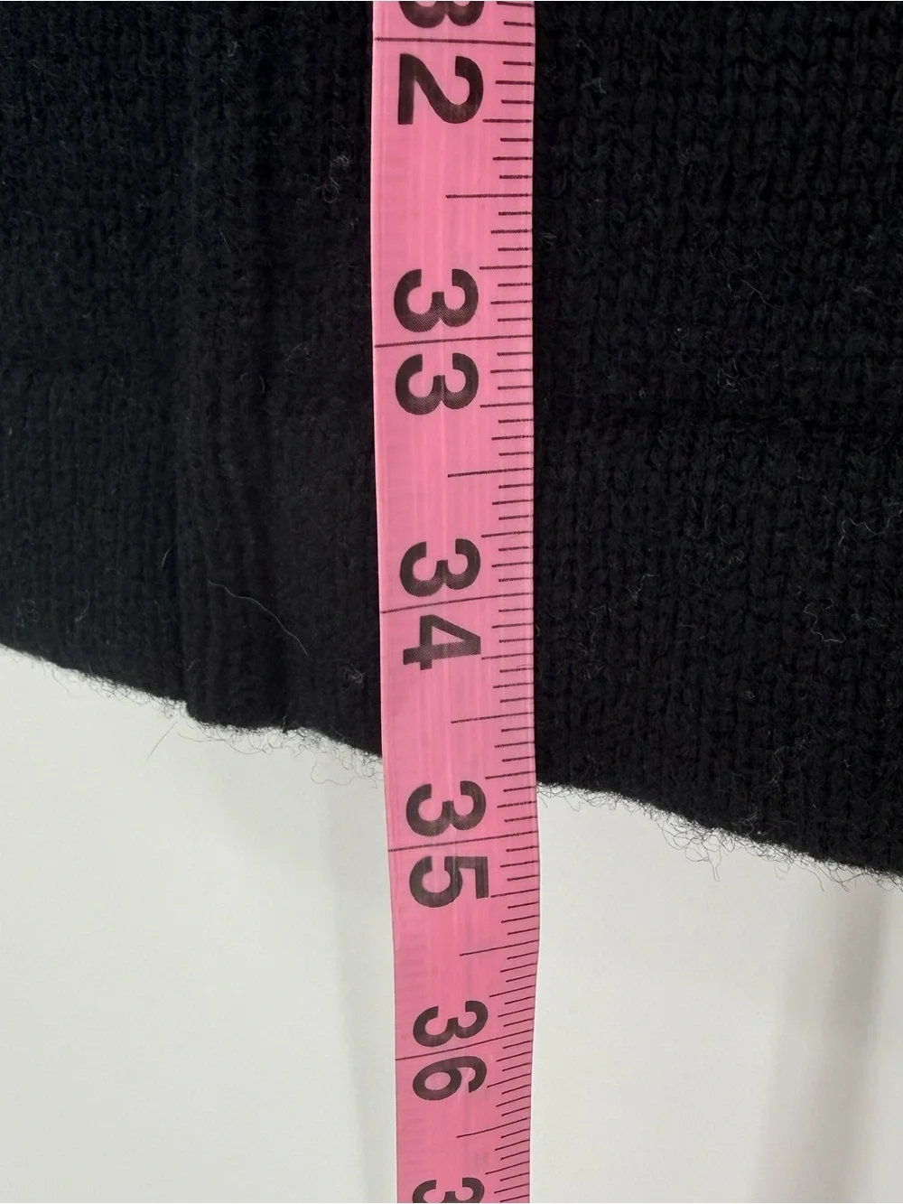 Kenar 100% Lambswool Black Sweater Coat S Rosette Buttons